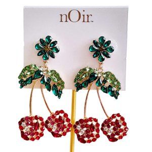 NOir Cubic Zirconia Cherry  Dangle earrings